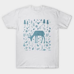 Deer and Forest Things T-Shirt